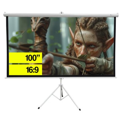 Ekran projekcyjny EXTRALINK PSR-100 221x125