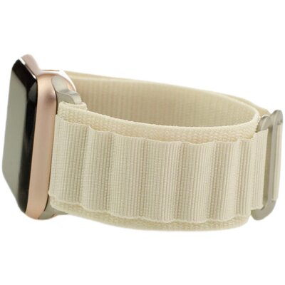 Pasek LUNA do Apple Watch 3/4/5/6/7/8/SE (42/44/45mm) Beżowy
