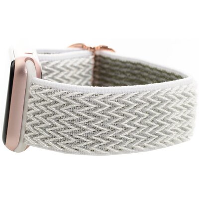 Pasek LUNA do Apple Watch 3/4/5/6/7/8/SE (38/40/41mm) Biały