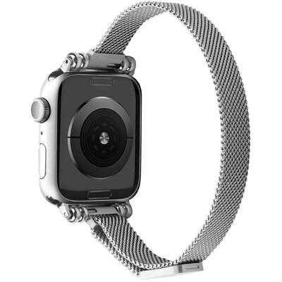 Pasek LUNA do Apple Watch (38/40/41mm) A00129 Srebrny