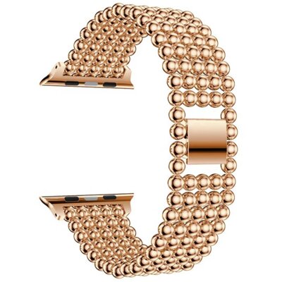 Pasek LUNA d'Oro do Apple Watch do koperty 38/40/41 mm A00141 Różowe złoto