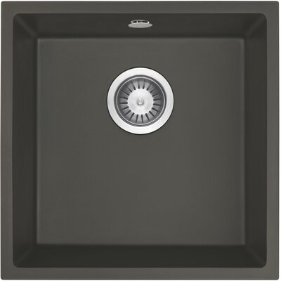 Zlewozmywak jednokomorowy DEANTE Corda ZQA T10A Antracyt metalik 44x44