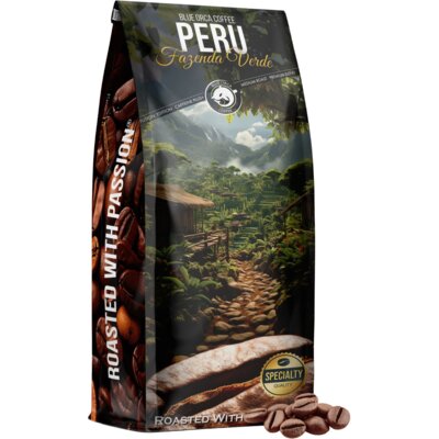 Kawa ziarnista BLUE ORCA Peru Fazenda Verde 1 kg (Rzemieślnicza) (Speciality)
