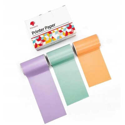 Papier PHOMEMO Q12-RMSMLL Samoprzylepny 70g 3 arkusze 3.5 m