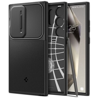 Etui SPIGEN Optik Armor do Samsung Galaxy S24 Ultra Czarny