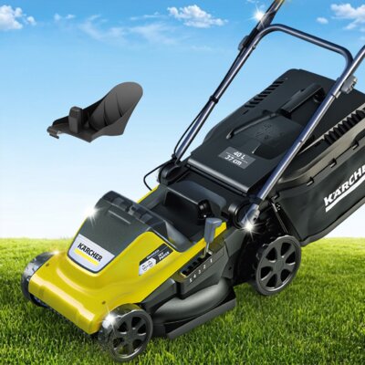 Kosiarka akumulatorowa KARCHER LMO 4-18 1.445-420.0, 37 cm, rozdrabnianie, 18 V, silnik bezszczotkowy, kosz 40L, bez akumulatora