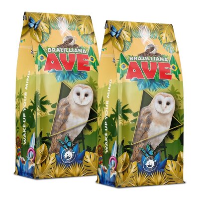 Kawa ziarnista BLUE ORCA COFFEE Brazilliana Ave Arabica 2 x 1 kg