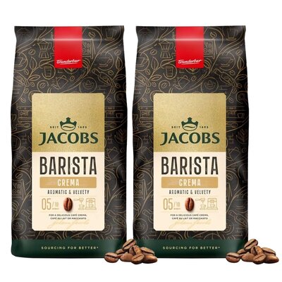 Kawa ziarnista JACOBS Barista Editions Crema 2 x 1 kg