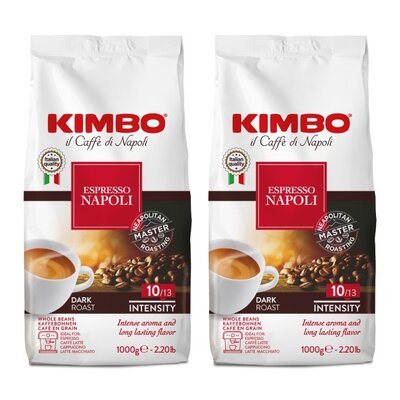 Kawa ziarnista KIMBO Espresso Napoli 2 x 1 kg
