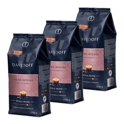 Kawa ziarnista DAVIDOFF Crema Intense 3 x 1 kg