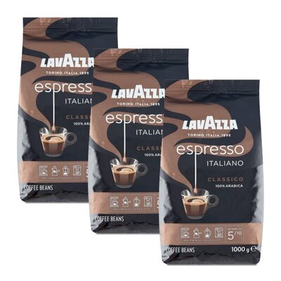 Kawa ziarnista LAVAZZA Espresso Classico 3 x 1 kg
