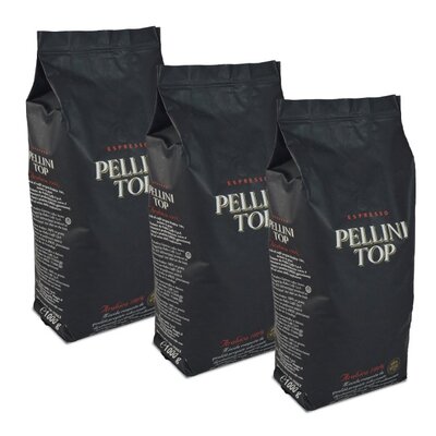Kawa ziarnista PELLINI Top Arabica 3 x 1 kg