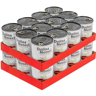 Karma dla psa DOLINA NOTECI Premium Pure bogata w jagnięcinę 24 x 800 g