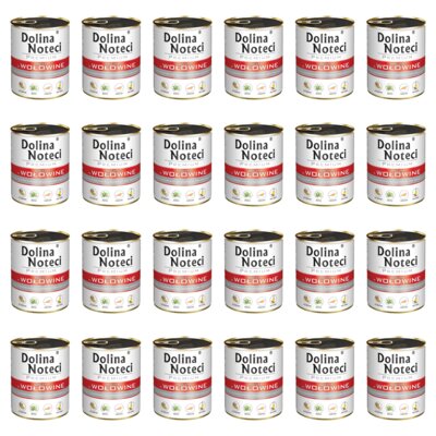 Karma dla psa DOLINA NOTECI Premium bogata w wołowinę 24 x 800 g