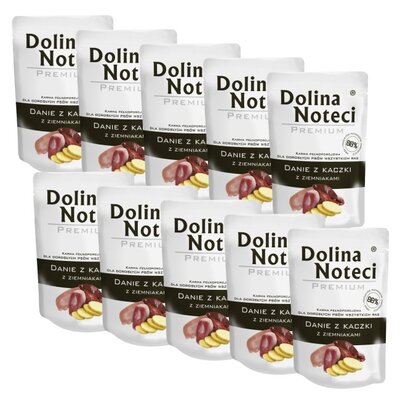 Karma dla psa DOLINA NOTECI Premium Danie z kaczki z ziemniakami 10 x 100 g