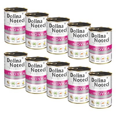Karma dla psa DOLINA NOTECI Premium Indyk 10 x 400 g