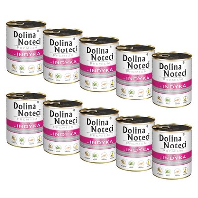 Karma dla psa DOLINA NOTECI Premium Indyk 10 x 800 g