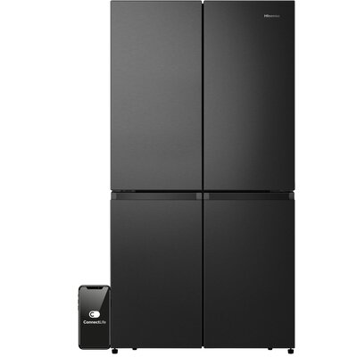 Lodówka HISENSE RQ758N4SBFE MD Side by Side No Frost 178.5 Czarna Wi-Fi ConnectLife My Fresh Choice Metal Cooling