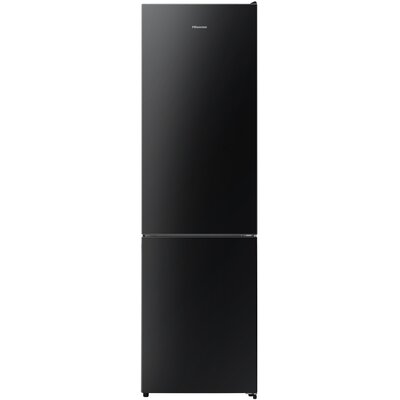 Lodówka HISENSE RB440N4GBD No Frost 200.4 cm Czarne szkło Licowane drzwi Szuflada z niższą temperaturą