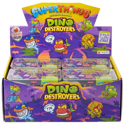 Zestaw figurek MAGIC BOX SuperThings Puszka Dino Destroyers PSTSD48TIN60 (1 zestaw)