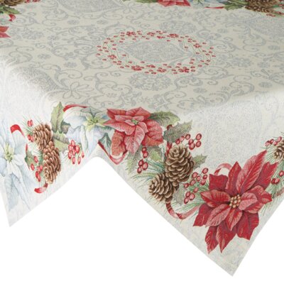 Obrus EUROFIRANY Cho 1198 100 x 100 cm Srebrzysty