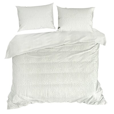 Komplet pościeli EUROFIRANY Flano 220 x 200 cm Kremowy