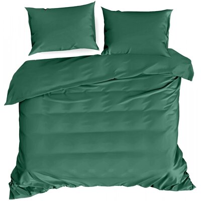 Pościel EUROFIRANY Nova3 220 x 200 cm Butelkowa zieleń