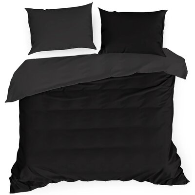 Pościel EUROFIRANY Nova3 180 x 200 cm Czarny
