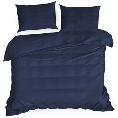 Komplet pościeli EUROFIRANY Nova3 220 x 200 cm Ciemnogranatowy