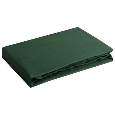 Prześcieradło EUROFIRANY Nova 3 220 x 200 cm Butelkowy Zielony