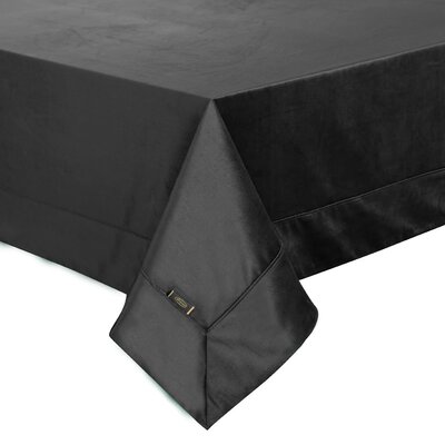 Obrus EUROFIRANY Velvet 145 x 220 cm Czarny