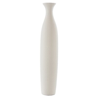 Wazon EUROFIRANY Riso 13 x 13 x 63 cm Kremowy