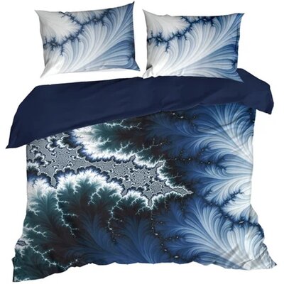 Komplet pościeli EUROFIRANY Premium 16 160 x 200 cm Ciemnoniebieski