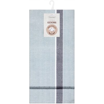 Ściereczka EUROFIRANY Olivia 50 x 70 cm Błękitno-czarny