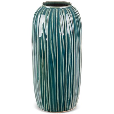 Wazon EUROFIRANY Rea 17 x 36 cm Zielony