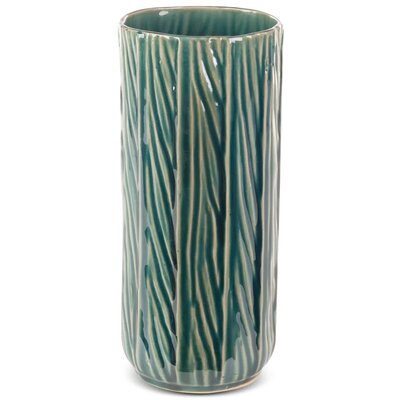 Wazon EUROFIRANY Rea 12 x 28 cm Zielony