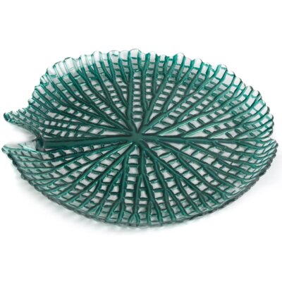 Patera dekoracyjna EUROFIRANY Mela (03) 32 x 32 x 3 cm Turkusowy