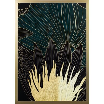 Obraz EUROFIRANY 484B 53 x 73 cm Zielono-złoty