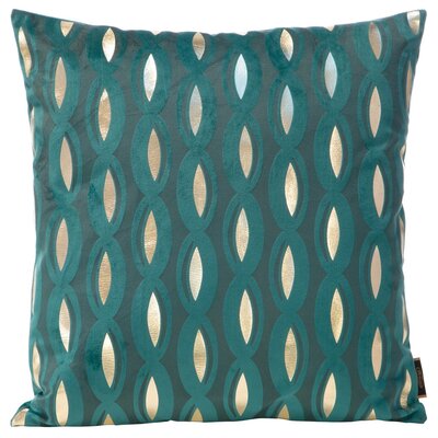 Poszewka EUROFIRANY Blink 45 x 45 cm Turkusowo-złocisty