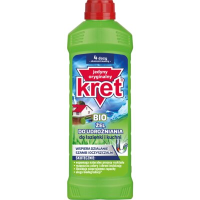 Żel udrażniający do rur KRET 500 ml