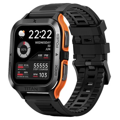 Фото - Смарт годинник Maxcom Smartwatch  FW67 Titan Pro Pomarańczowy FW67 TITAN POMARANCZOWY 