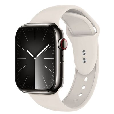 Pasek CRONG Liquid do Apple Watch (38/40/41/42mm) Kamienny beż