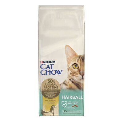 Karma dla kota CAT CHOW Hairball Control z kurczakiem 1.5 kg