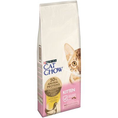 Karma dla kota CAT CHOW Kitten Bogata w kurczaka 1.5 kg