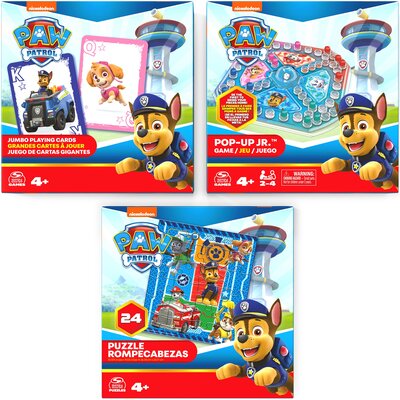 Zestaw gier SPIN MASTER Psi Patrol 2 gry + puzzle 6066829