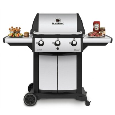 Grill ogrodowy gazowy BROIL KING Signet 320 11.4 kW 65 x 38 + 60 x 26 cm