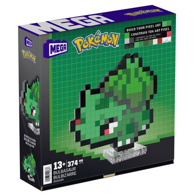 Klocki plastikowe MEGA Pokémon Pixel Bulbasaur HTH75