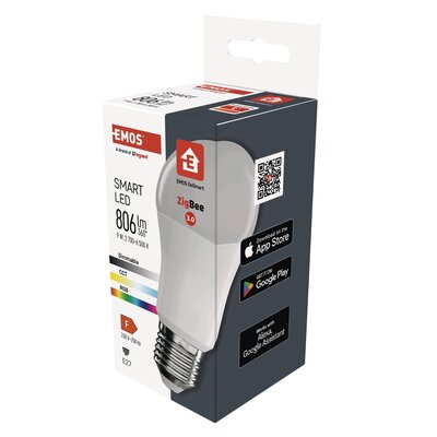 Inteligentna żarówka LED EMOS GoSmart ZQZ514R 9W E27 Zigbee