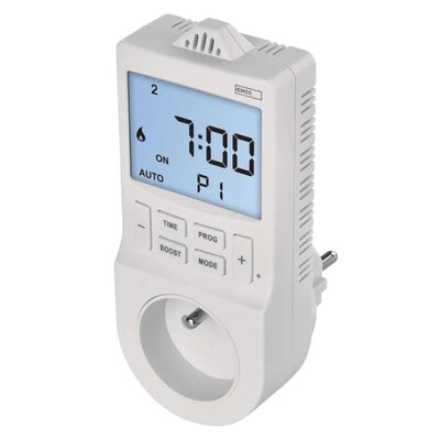 Termostat gniazdkowy EMOS z włącznikiem czasowym P5660FR