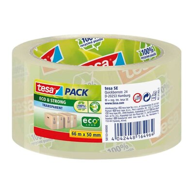 Taśma pakowa TESA Eco Strong 58153 Przezroczysty (66 m)